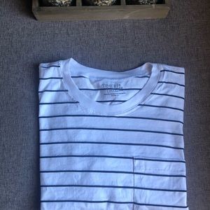 Striped crop shirt